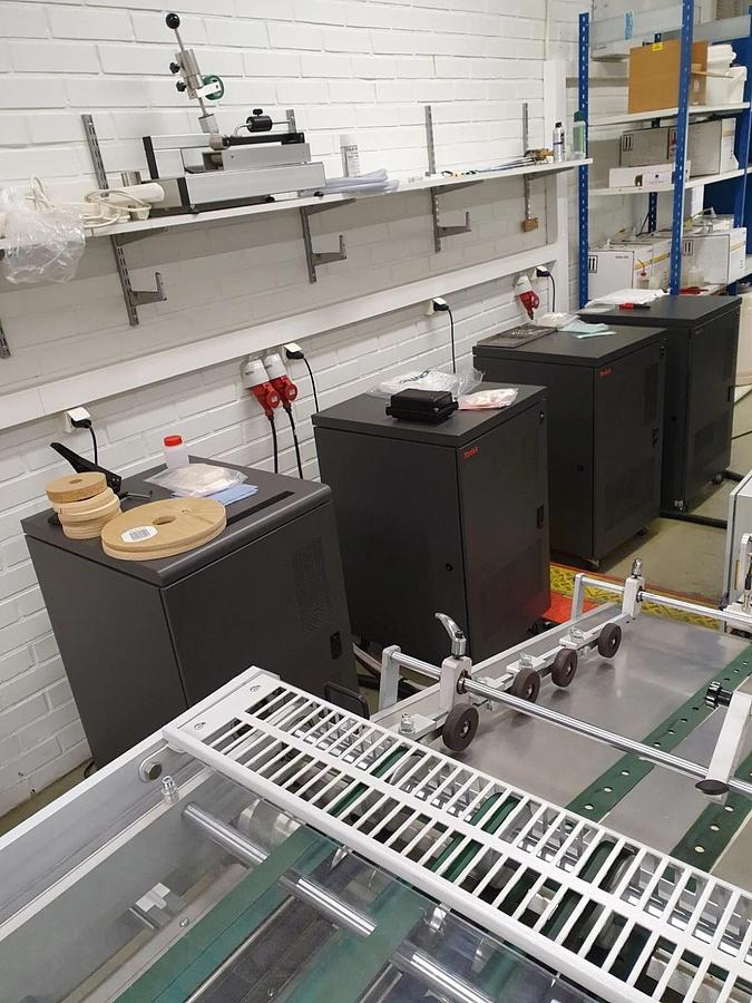 Used Kodak Prosper S10 inkjet system 6 heads, dual fluid stations, Windows 10