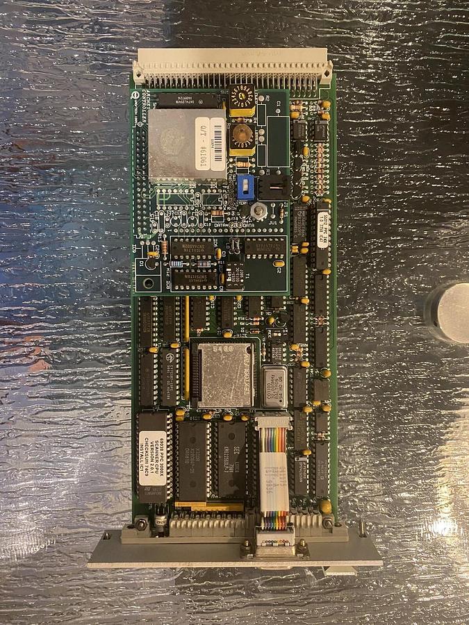 Used QUAD TECH-QTI 52190, PPC 3000X CPU BOARD W/ QTI 61061 ARCNET CONTROLLER BOARD