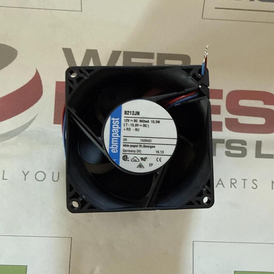 ebm-papst 8212JN DC Fan Axial Ball Bearing - 12V - 7V to 13.8V  NEW