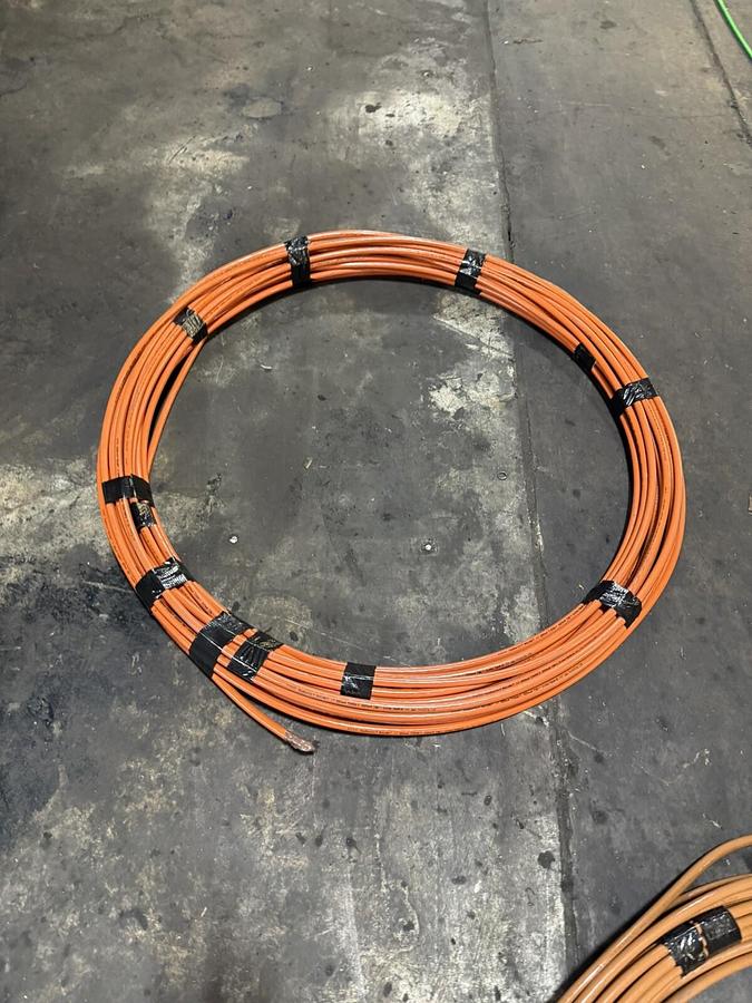 Used CABLE 3/0 BLACK 200' FT Green, Orange, Or Yellow Gauge Copper AWG,l