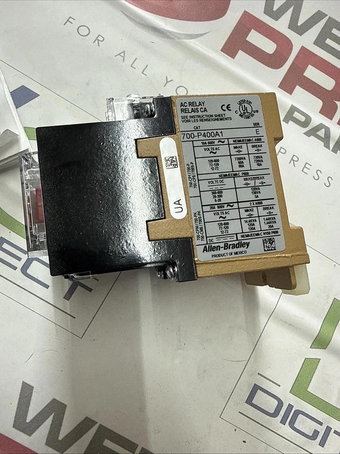 Allen-Bradley 700-P400A1 Ser D NEMA Industrial Control Relay, 4 NO, 120VAC
