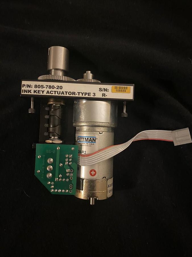Refurbished WPC WEB PRINTING CONTROLS 805-780-20 INK FOUNTAIN KEY ACTUATOR SERVO