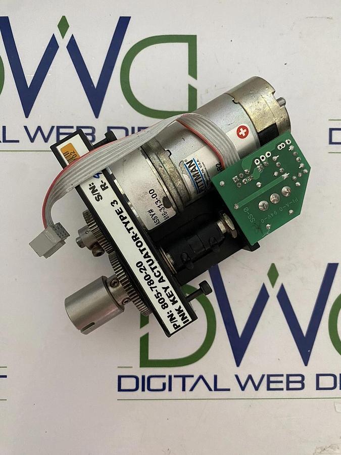Used WPC Ink Key Actuator servo P/N 805-780-20 For Web Printing Press
