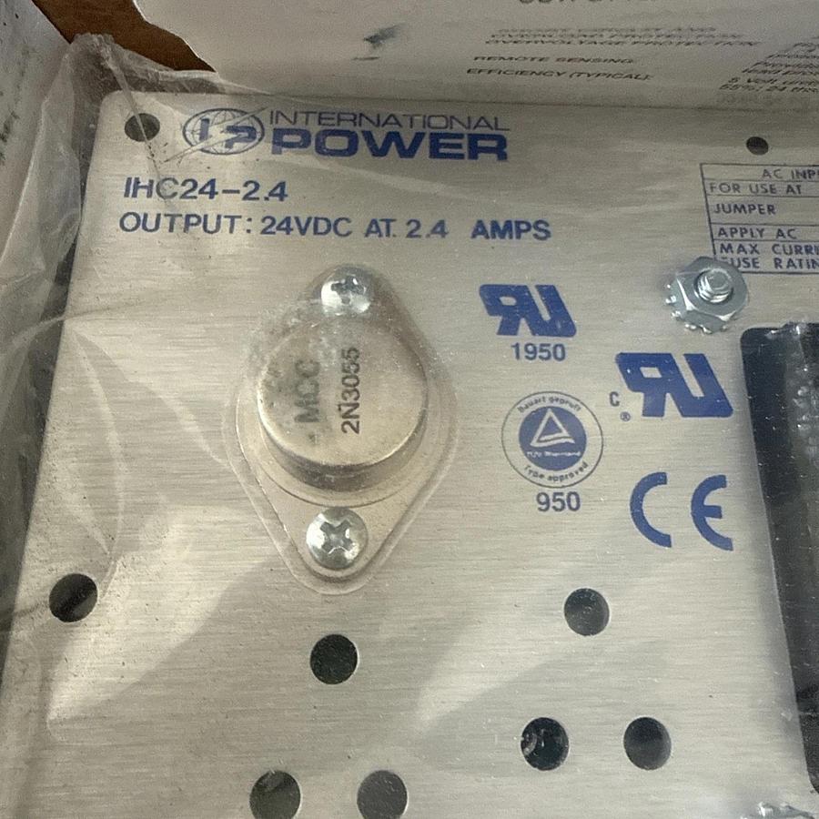 International Power IHC24-2.4 Power Supply 2.4A 24VDC