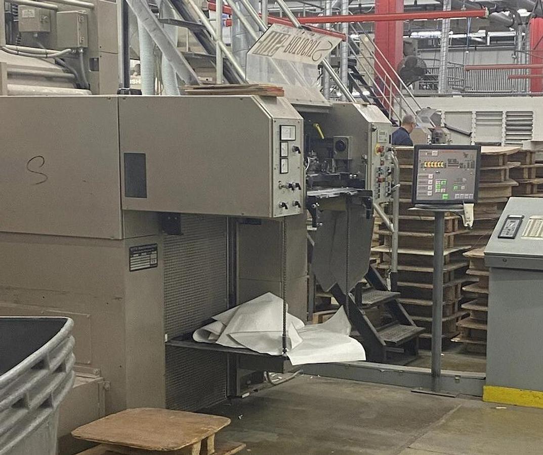 Used VITS Rotocut Sheeter from a Mitsubishi Diamond 8 23" cutoff web press
