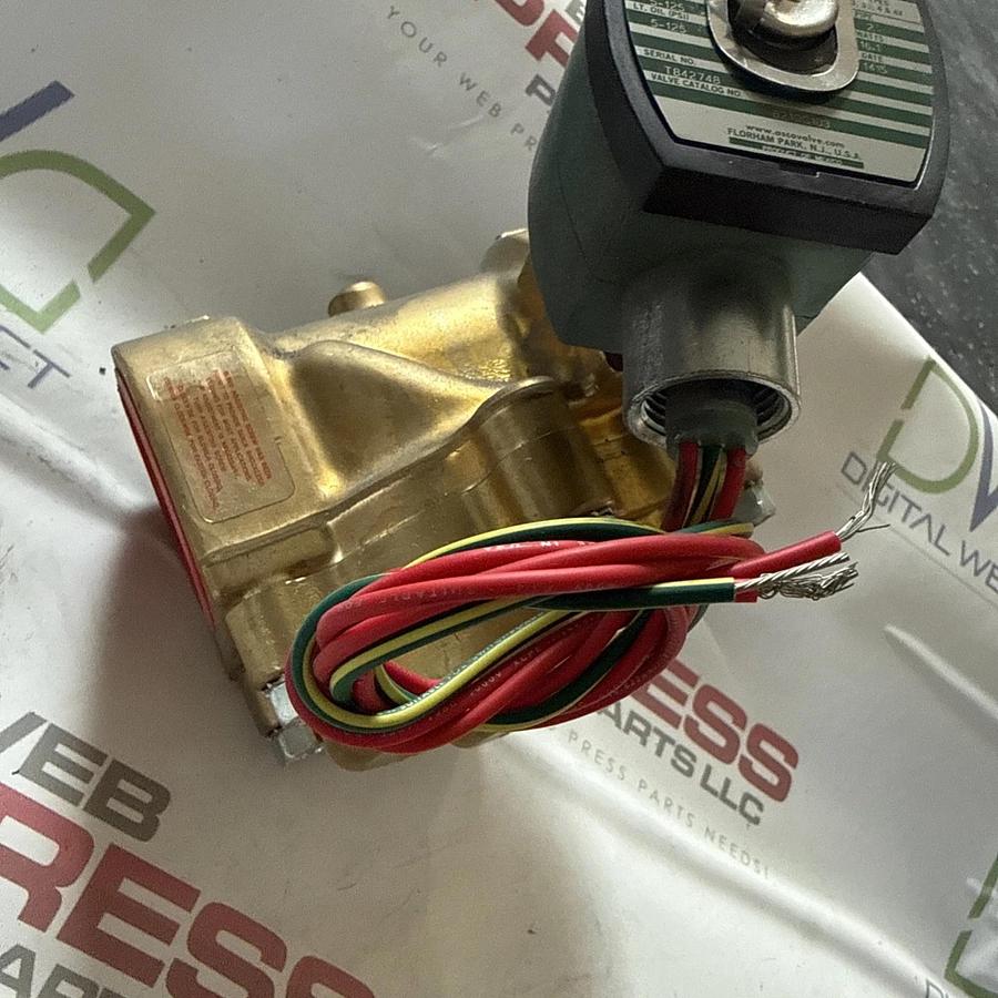 Asco 8210G103 Solenoid Valve 120vac 2in NPT,N/O