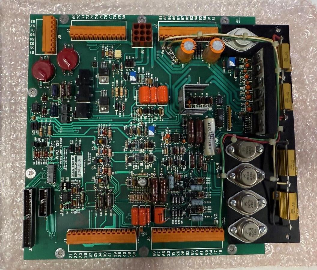Used WPC 136 800-136-00 M9400 AMP PS Panel Circuit Board Web Guide Motherboard