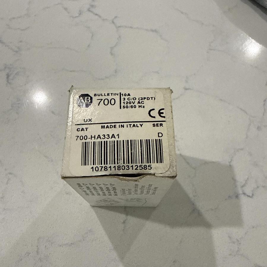 AB 700-HA33A1-3-4 Allen Bradley 700-HA General Purpose Tube Base Relay NEW