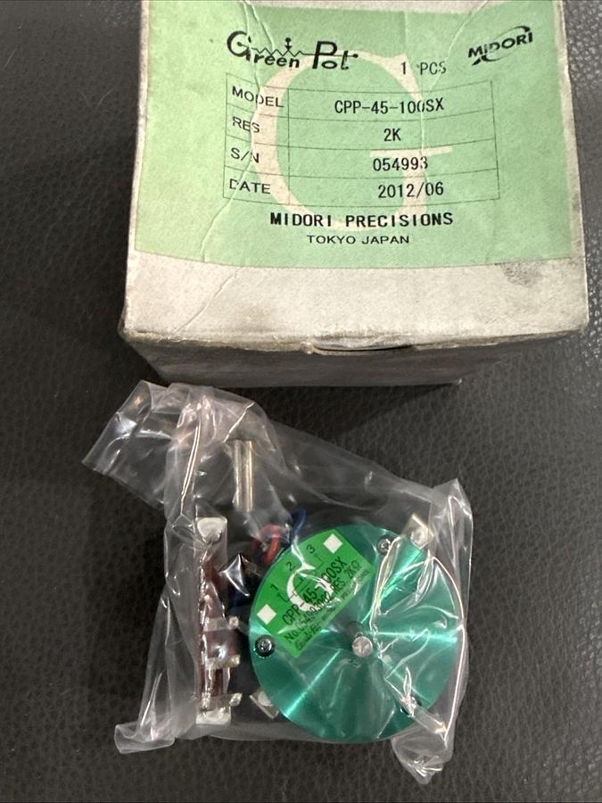 Midori Precisions Green Pot CPP-45-100SX Potentiometer Angle Sensor 2K Ω NEW