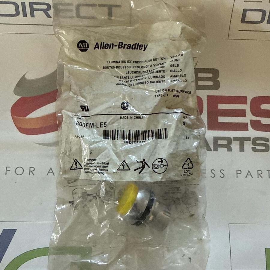 A-B 800FM-LE5 Allen Bradley Yellow Button