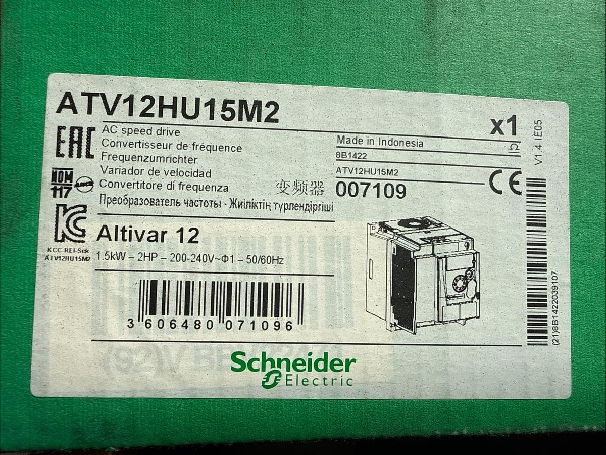 Schneider ATV12HU15M2 Inverter PLC Module New In Box