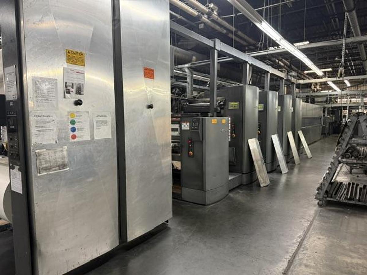 Used M130 web press 8 unit Tandem
