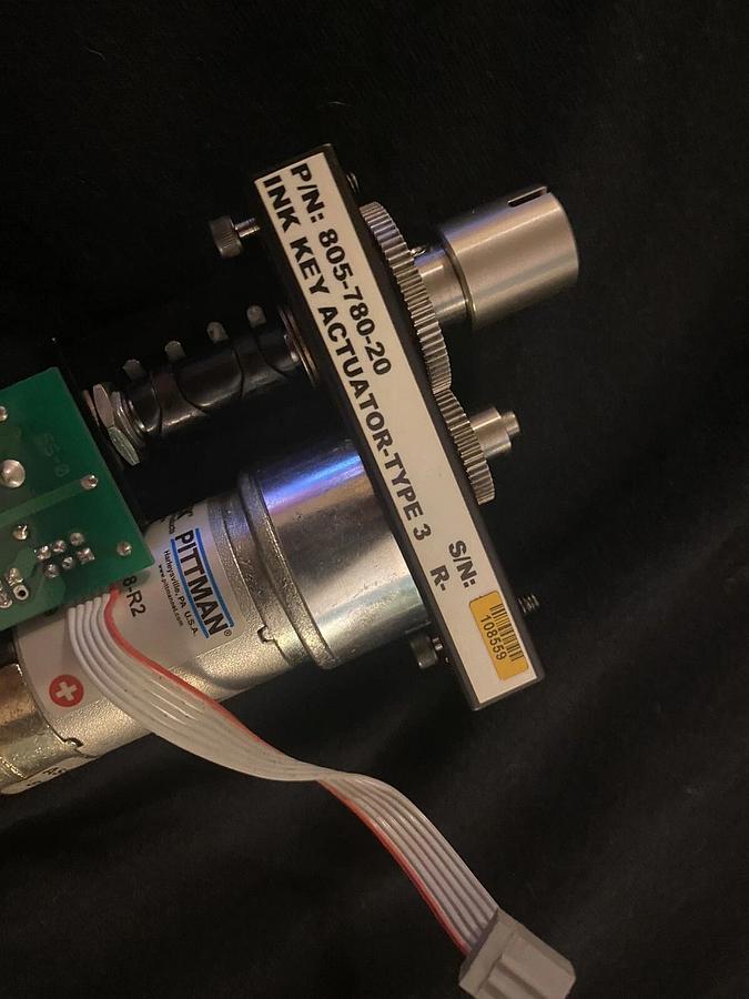 Refurbished WPC WEB PRINTING CONTROLS 805-780-20 INK FOUNTAIN KEY ACTUATOR SERVO