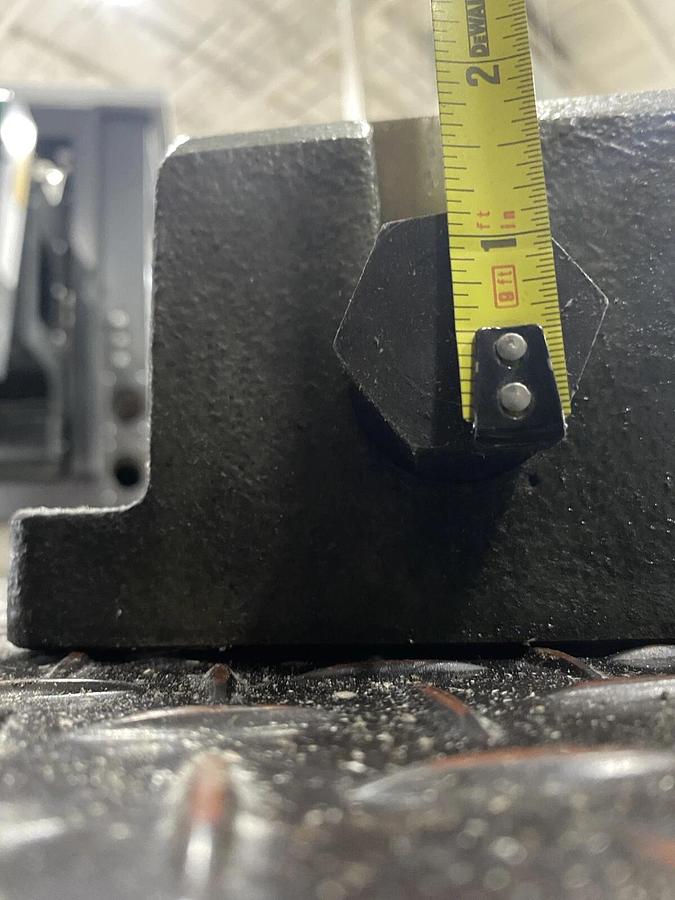 Used 4 Heavy Duty MACHINE WEDGE BASE LEVELING  BLOCKS. BASE 6 1/4” X  4 1/8”.