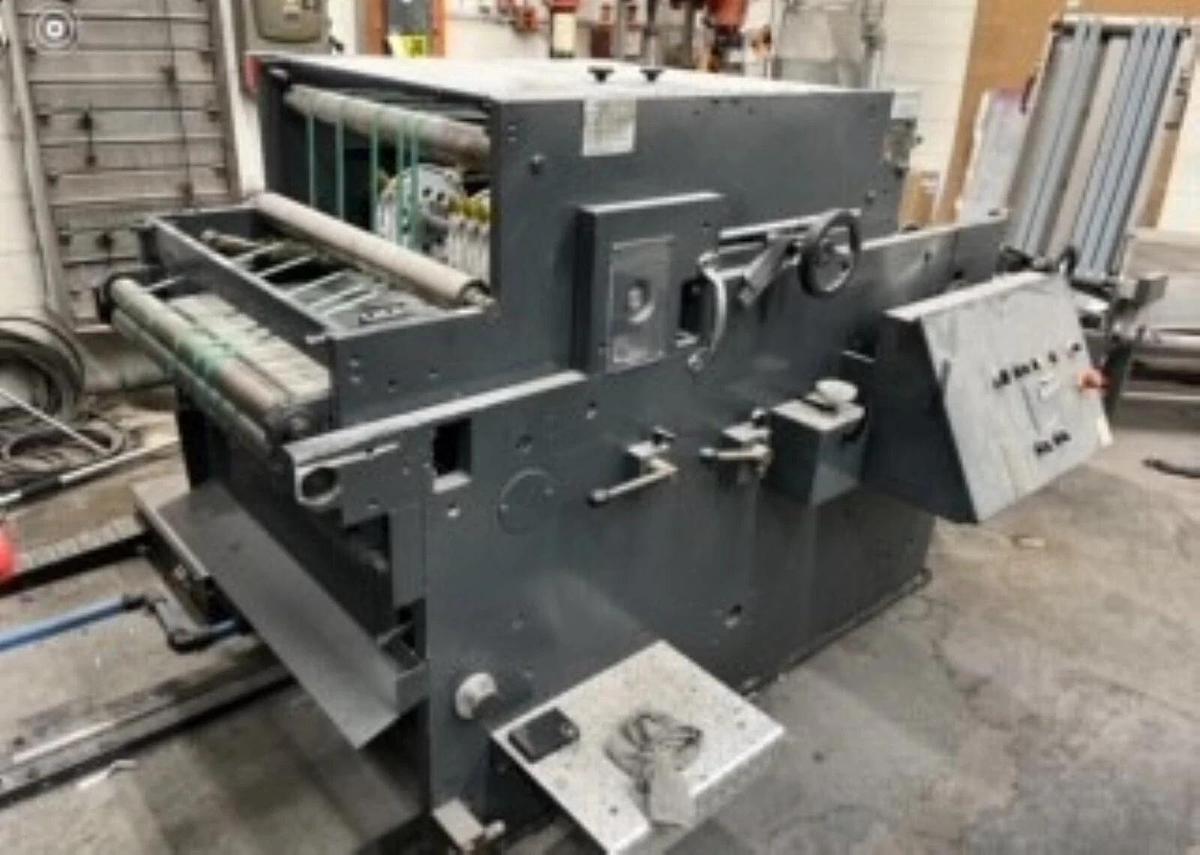 Used Scheffer servo Inline Offline Finishing with Plows, Ribbon Deck, Die Cutter