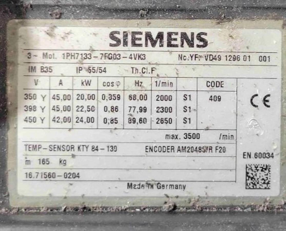 Used 2006 VITS Rotocut Sheeter, 578mm 22.750" 38" wide, Siemens servo drive