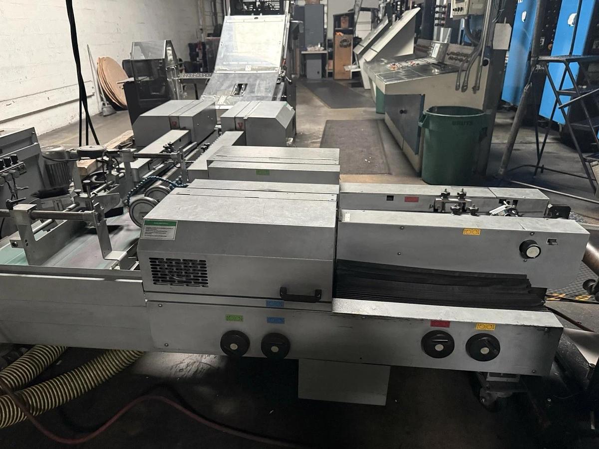 Used Harris V30 16 Unit printing press, 2 JF35 folders, Martin Splicers GMI Color