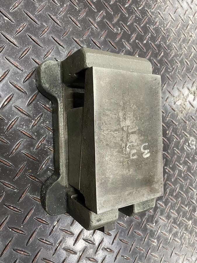 Used 4 Heavy Duty MACHINE WEDGE BASE LEVELING  BLOCKS. BASE 6 1/4” X  4 1/8”.