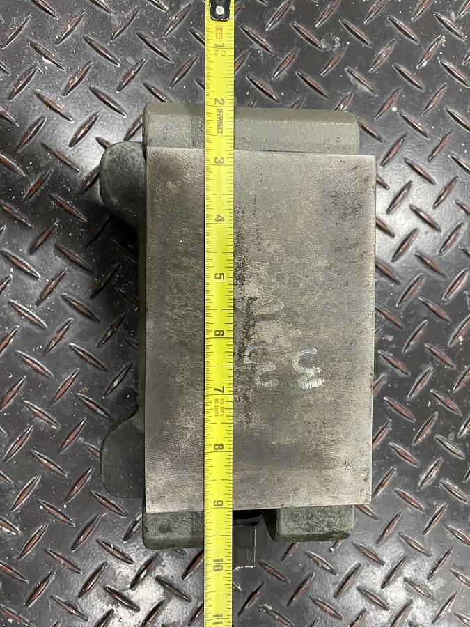 Used 4 Heavy Duty MACHINE WEDGE BASE LEVELING  BLOCKS. BASE 6 1/4” X  4 1/8”.