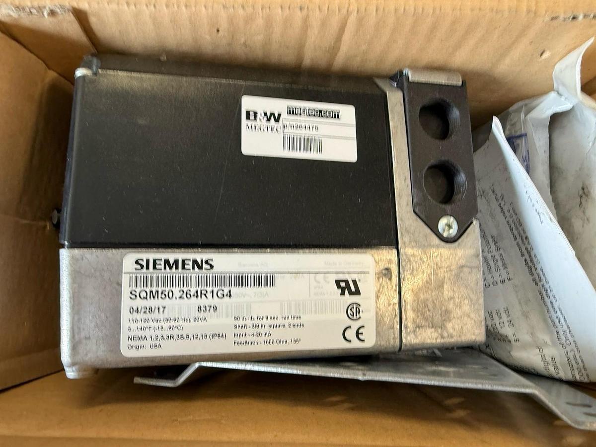 SQM50.264R1G4 | Siemens | Damper Actuator, 10NM, 90/10S, 6 Switches, NEW