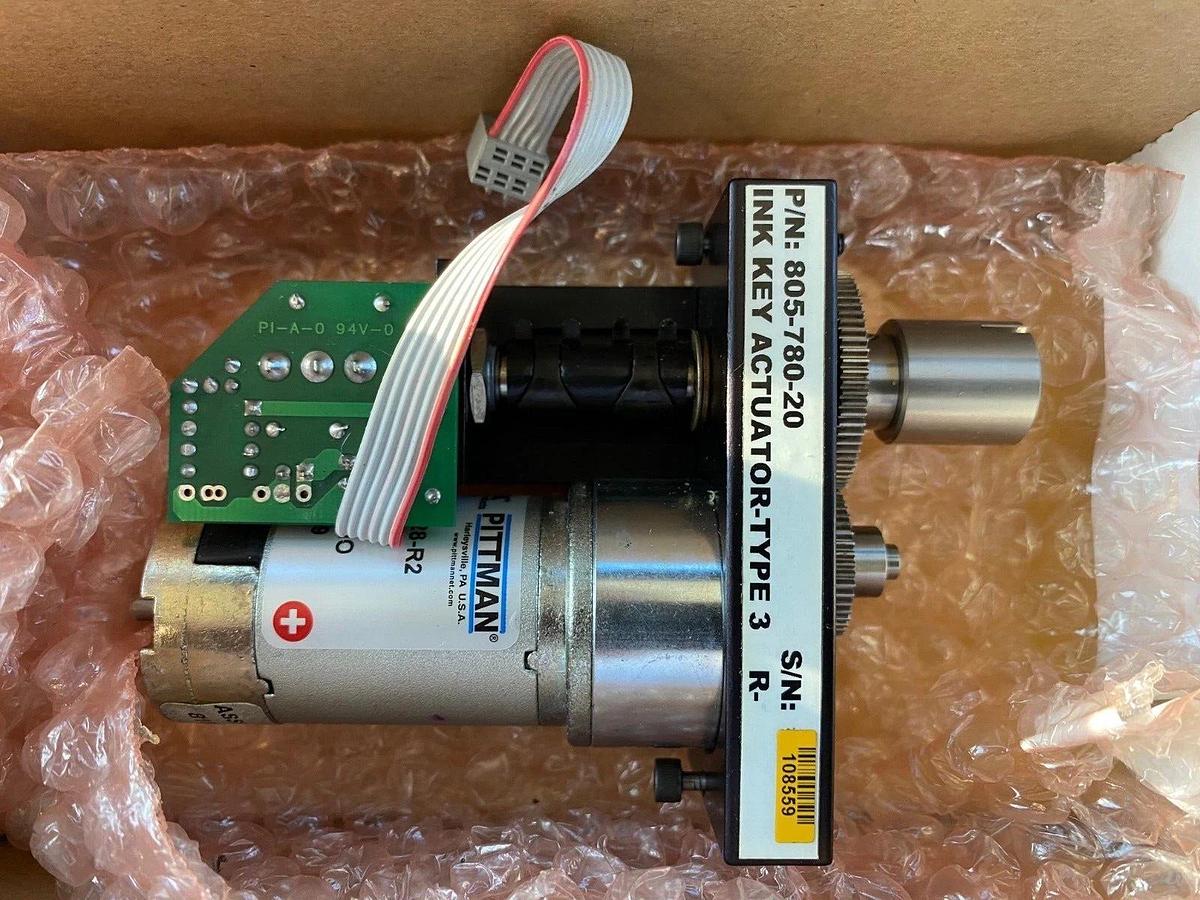 WPC Ink Key Actuator servo P/N 805-780-20 For Web Printing Press