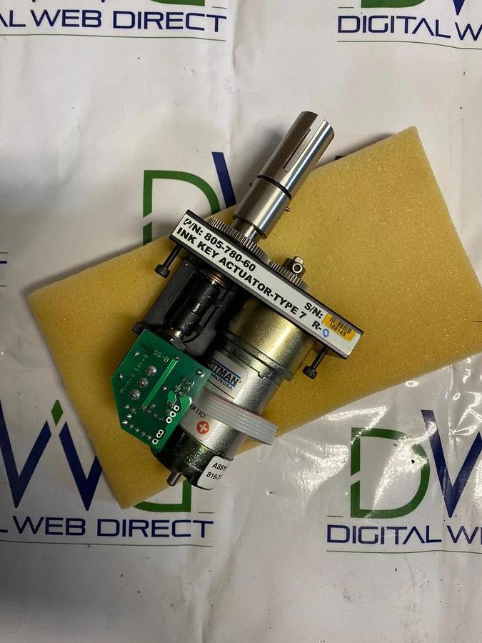 WPC Ink Key Actuator servo P/N 805-780-60 For Web Printing Controls 816-313-00