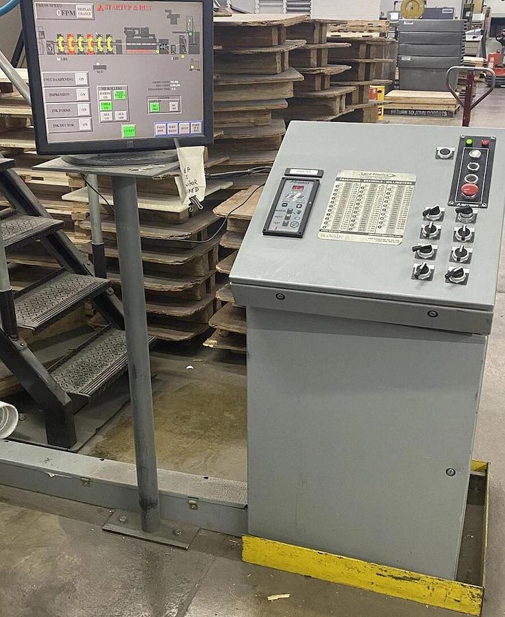 Used VITS Rotocut Sheeter from a Mitsubishi Diamond 8 23" cutoff web press