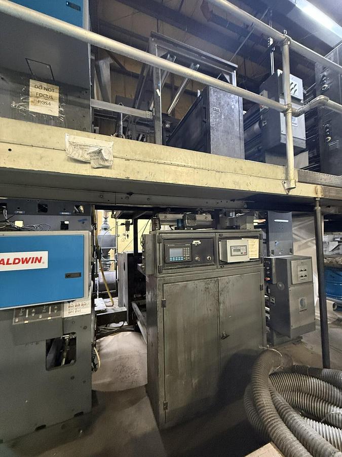 Used Worldwide Graphics UV Coater, 22.750” Cutoff 38” Wide
