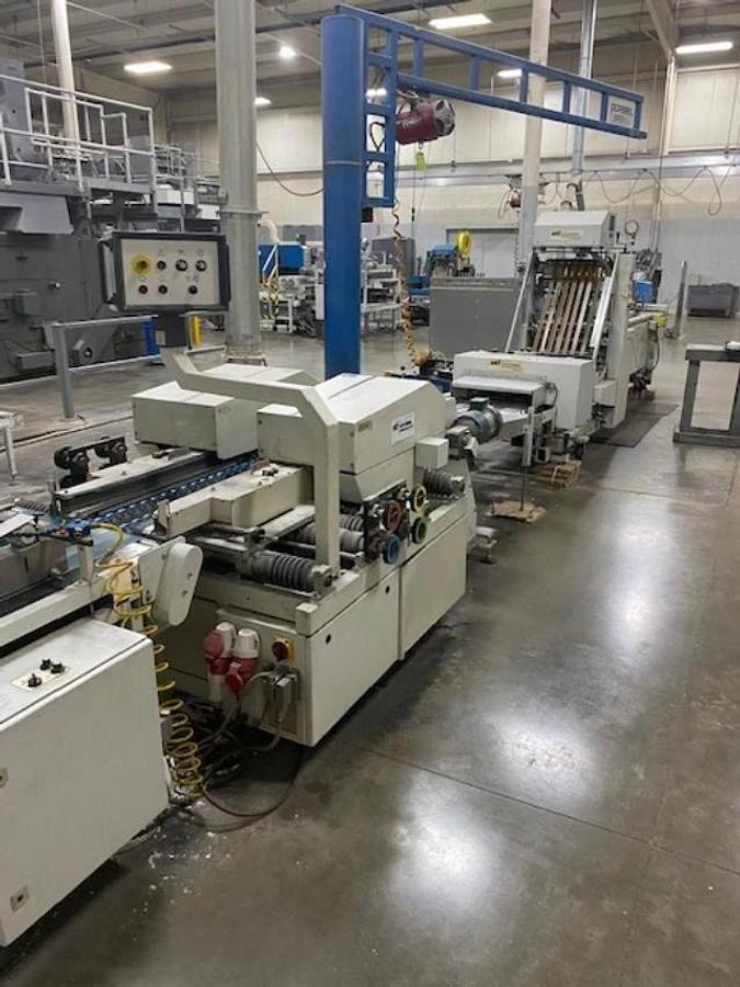Used Heidelberg M130 Folder, UV Coater, Perf, Vits sheeter