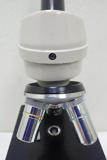 Used Unbranded L&M? Compact Student Monocular Microscope with 3 Objectives