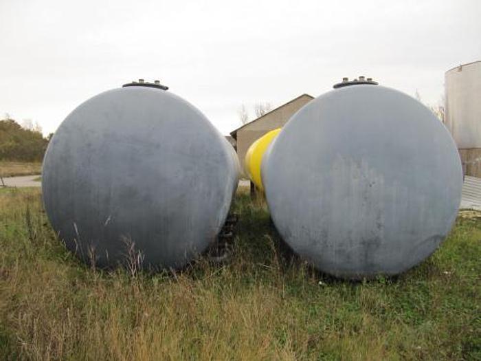 Used 35 m3 horizontal iron tanks - SOLD