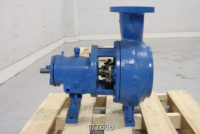 Used Goulds 3196 Pump, 4X6X10, Stainless Steel Casing,  6-Vane Impeller #17766