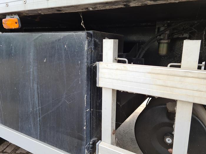 Used 2003 HFR 2 AXLE/ CITY/ FRIDGE TRAILER/ OPEN SIDE/ LOADING LIFT STEERING AXLE FRIDGE UNIT