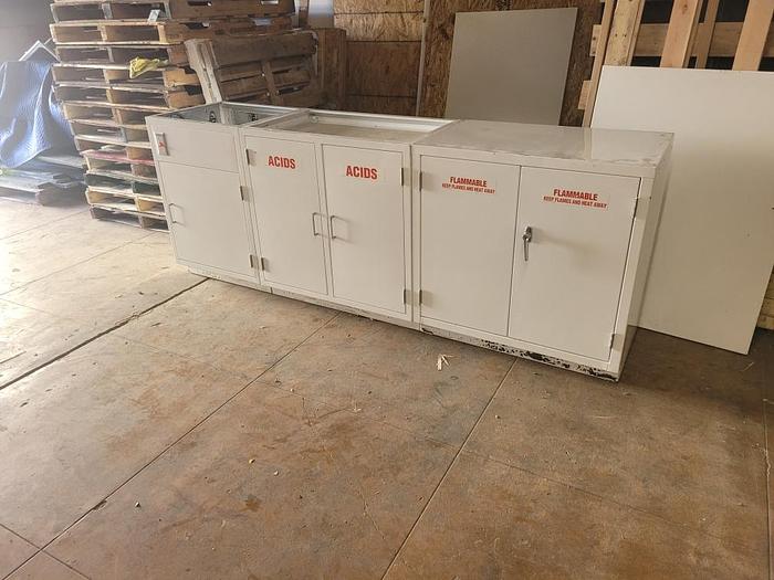 Used Hanson 8' Fume Hood, Combo Sash