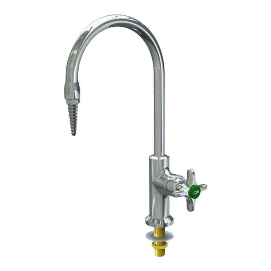 WaterSaver L614-8: Single Laboratory Faucet with Gooseneck
