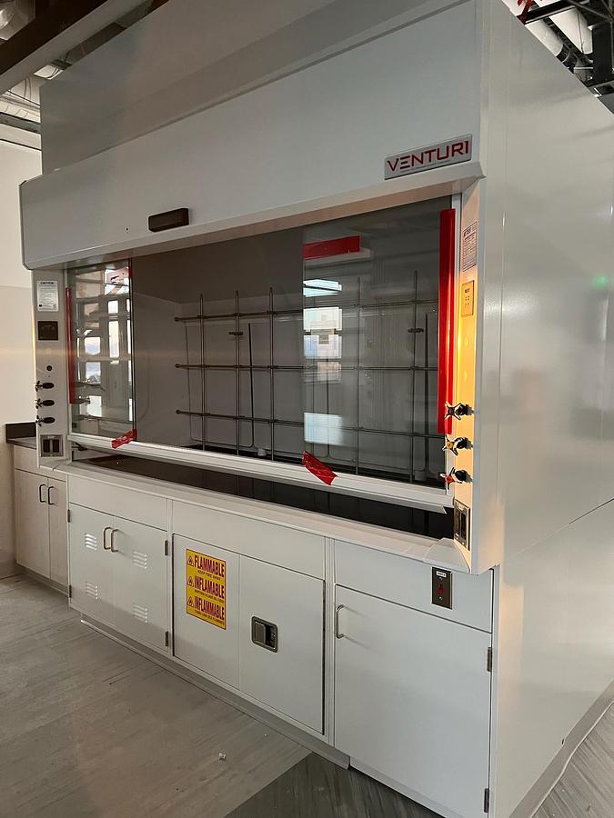 Used Kewaunee Scientific 8' Supreme Air Fume Hood, AUTO Combo Sash