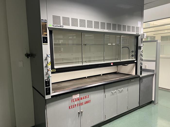 Used HAMILTON SAFEAIRE 8' Highline Fume Hood , Combo Sash