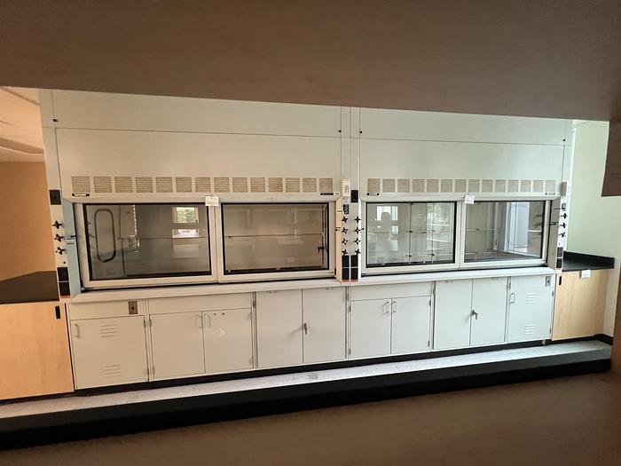 Used FISHER HAMILTON 8' SafeAire Fume Hood, Split Sash
