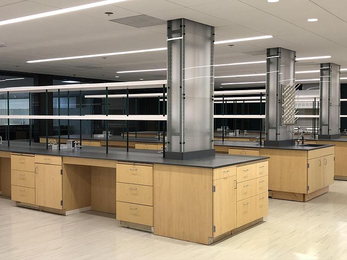 Used Custom Island Bench (Fixed or Flex Casework)