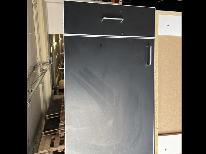 Used Institutional Grade Plastic Laminate Cabinets, Black