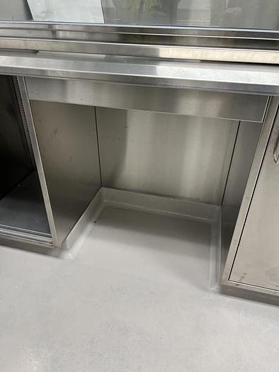 Used Hanson 6' Fume Hood, Stainless Steel