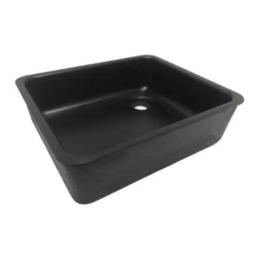 Used Durcon A25 Sink, Black Onyx — 18″ x 15″ x 5″ Drop-In