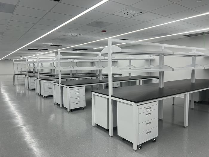 Used Custom Island Bench (Fixed or Flex Casework)