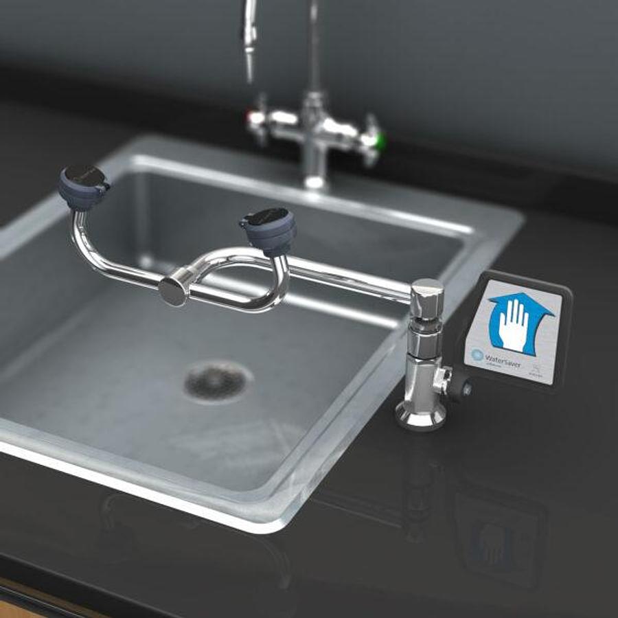 WaterSaver EW806: Deck-Mounted Swivel Eyewash Station