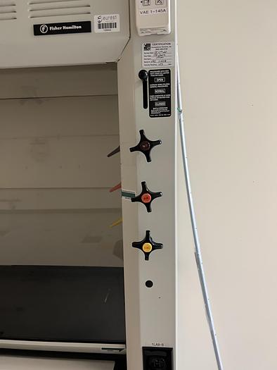 Used FISHER HAMILTON 6' SafeAire Fume Hood