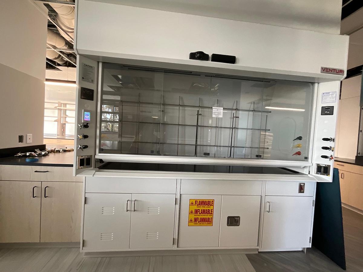 Used Kewaunee Scientific 8' Supreme Air Fume Hood, AUTO Combo Sash