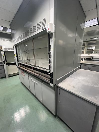 Used HAMILTON SAFEAIRE 8' Highline Fume Hood , Combo Sash