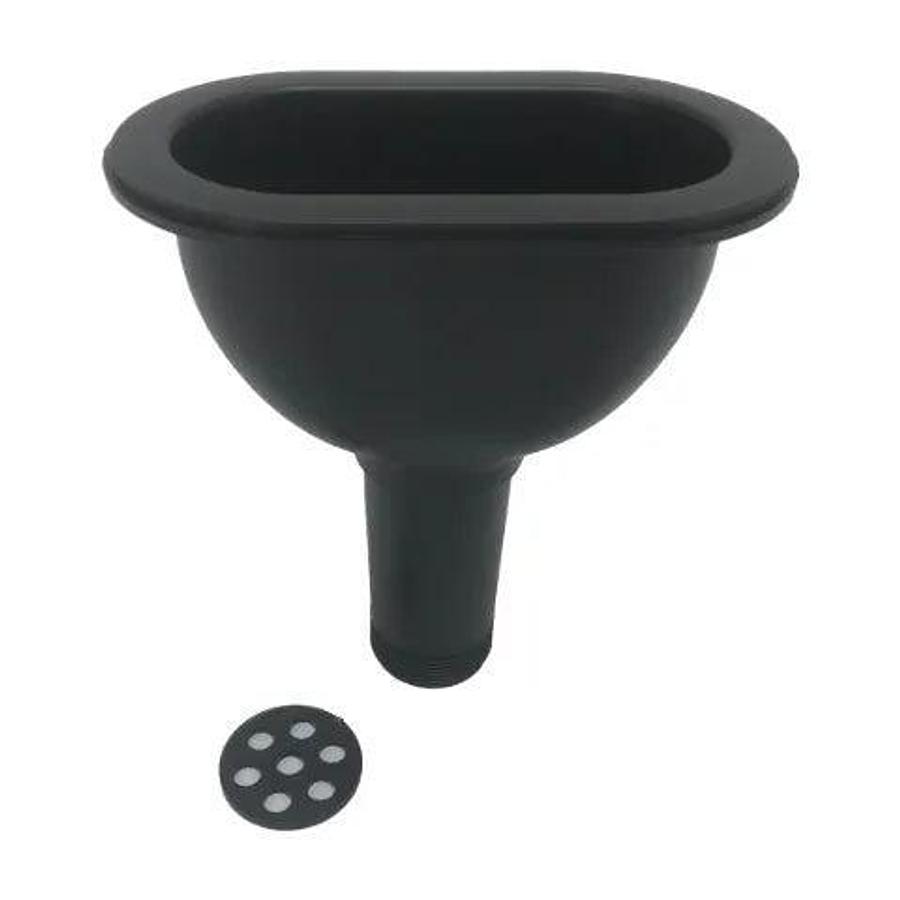 Durcon CS4R Poly Cupsink, Black — 5.63″ x 2.63″ x 3.7″