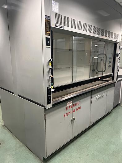 Used HAMILTON SAFEAIRE 8' Highline Fume Hood , Combo Sash