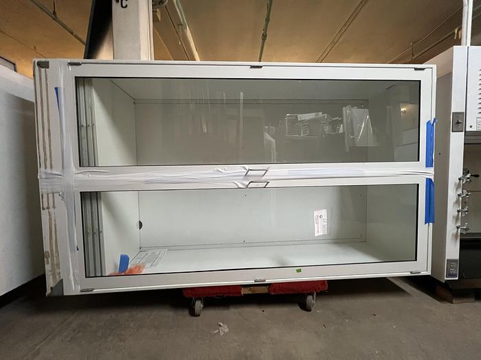 Used Used Tall Glass Storage Cabinet